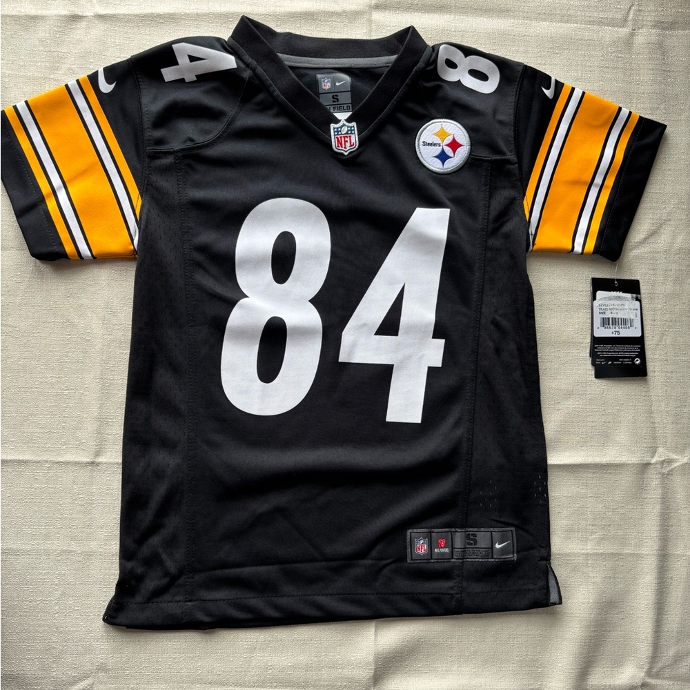 2011 Nike NFL OnField Pittsburgh Steelers Antonio Brown #84 Youth Jersey Size 8